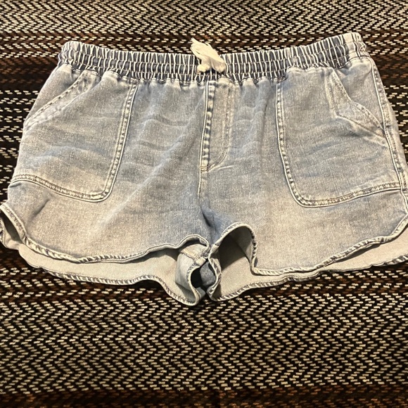 Maurices Pants - Maurices Light Blue Jean Shorts for Women